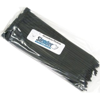 Precinto Collarín Plástico 30cm x 7.0mm Negro Slender