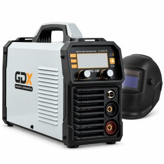 Soldadora Inverter MIG MMA TIG 140 A GDX MIG-140 con Careta Fotosensible