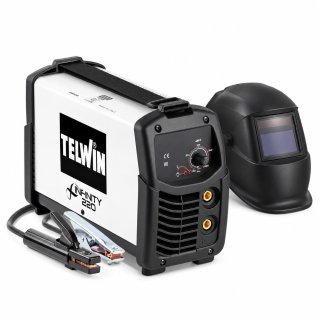 Soldadora Inverter MMA TIG 200 A Telwin Infinity 220 con Careta Fotosensible