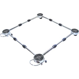 Soporte con Ruedas para Electrodomésticos Grandes Cromado Quality