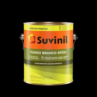 Fondo epoxi Suvinil blanco, base solvente, para interior, 2,7 L