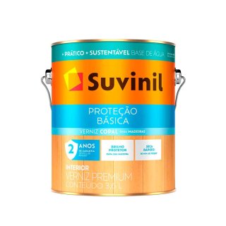 Barniz Suvinil Protección Básica brillante, transparente, 3,6 L