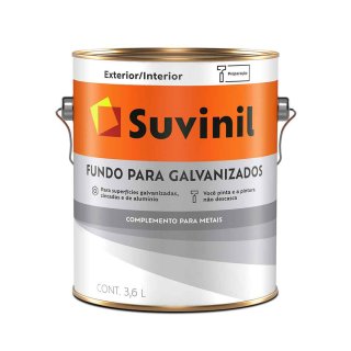 Fondo Suvinil blanco para galvanizados, interior y exterior, 3,6 L