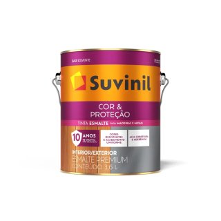 Suvinil 3,6 L Esmalte Blanco Color & Protección Satinado