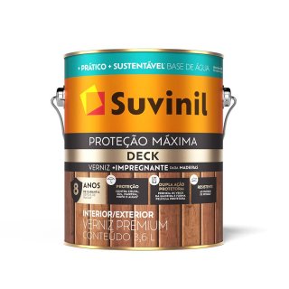 Protector Suvinil para deck, color natural, satinado, base agua, 3,6 L