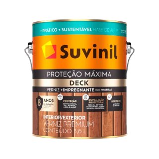 Protector Suvinil para deck, color Imbuia, satinado, base agua, 3,6 L