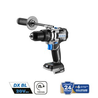 Taladro Percutor Alto Torque 1/2" 20V Brushless sin Batería ni Cargador Deko DKBL20XP01-S0