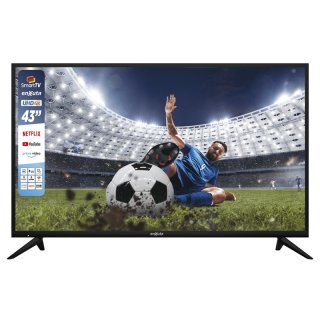 Televisor LED SMART 43 Pulgadas 4K, WebOS, Netflix, Prime Video Enxuta LEDENX1243SDF4KW