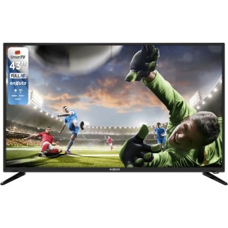 Televisor LED SMART 43 Pulgadas FHD, Android 14.0, ISDB-T Enxuta LEDENX1243SDF2KA