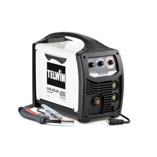 Soldadora Inverter MIG MMA TIG 170 A Sinérgica Telwin Maxima 200 Synergic