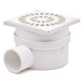 Receptáculo De Ducha Salida 40mm Rejilla Plástica Tigre