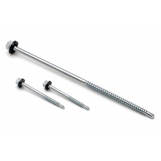 Tornillo Autoperforante Punta Mecha 14 x 6" con Arandela