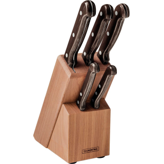 Juego Cuchillos Polywood Marrón Tramontina 21199/983