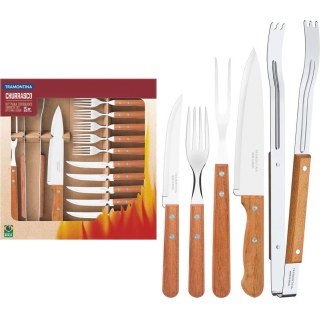Juego 15 Cubiertos Asado Tramontina 22399/028