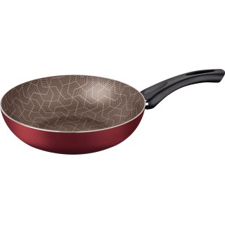 Sartén Honda 28cm Starflon Rojo Tramontina Paris 28509/728
