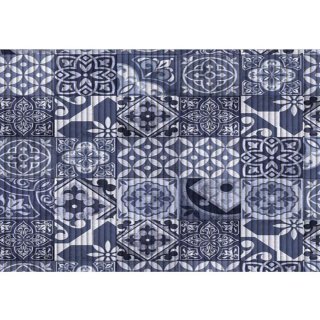 Tropical Azulejo Azul 43 x 65 cm