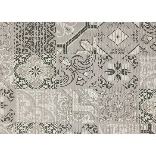 Tropical Azulejo Gris 43 x 65 cm