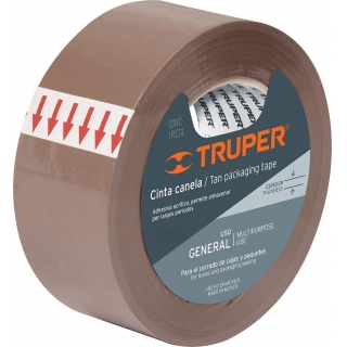 Cinta De Empacar Marrón 48mm x 40mt Truper Pack 6