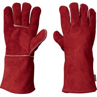 Guantes De Soldar Cuero Rojo Truper GU-505