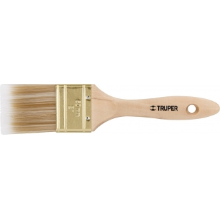 Pincel Cerda Blanca 2'' Corte Recto Truper BRT-2S (Unidad)