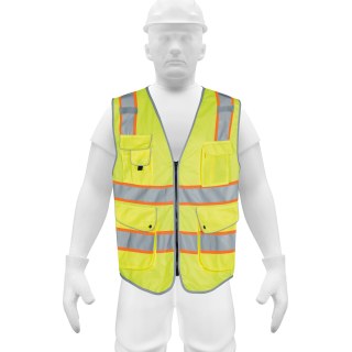 Chaleco de Seguridad Amarillo Talle L Truper Expert CHS-900V-L