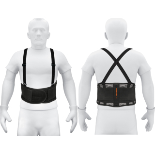Faja Lumbar Malla Transpirable Con Tiradores Talle S Truper FAJA-SV