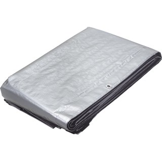 Lona Toldo Polietileno 4 x 6mt Gris Truper LT-46