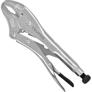 Alicate Gripp Mordaza Curva Largo 4'' Pretul PPT-4C 
