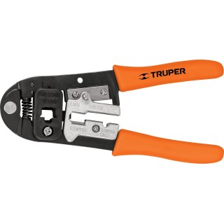 Pinza Crimpeadora Terminal Computadora Truper PRJ-45