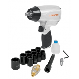 Llave Impacto Neumática + Dados Truper TPN-731EK