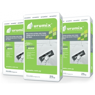 Enlucido Extra Liso Ladrillos HCCA Urumix Finish Block