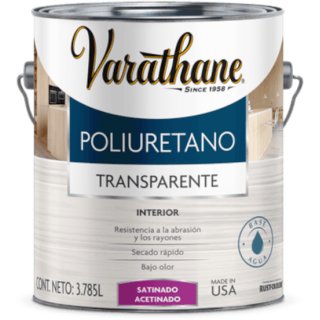 Barniz Poliuretano Madera Interior Satinado 3,785lt Varathane