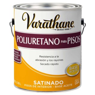 Poliuretano Para Pisos Base Aceite Satinado 3,785lt Varathane