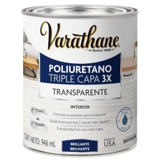 Barniz Poliuretano Triple Capa 3X Brillante 946ml Varathane