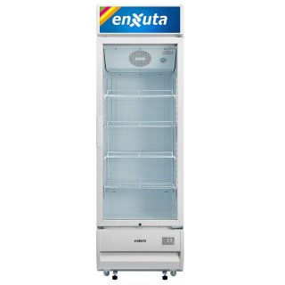 Vitrina Comercial Vertical 416 Litros con Cenefa Luminosa Led Enxuta VENX9415