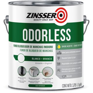 Fijador Sellador Blanco Bajo Olor Odorless Zinsser 3,785lt