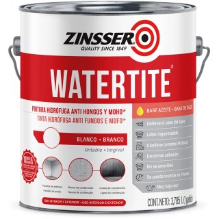 Pintura Hidrófuga Blanco WATERTITE Zinsser 3,785lt