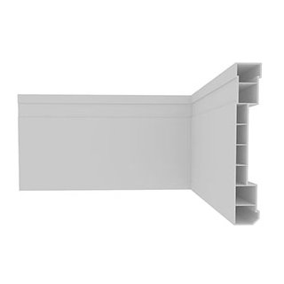 Zócalo PVC Nobre Blanco 10 cm