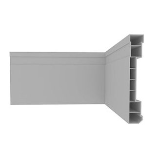 Zócalo PVC Nobre Ceniza 10 cm