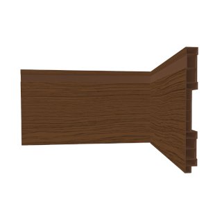Zócalo PVC Nobre Marrón Rústico 15 cm