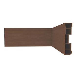 Zócalo PVC Nobre Marrón Rústico 7 cm
