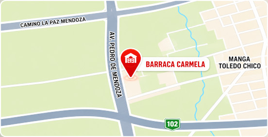 Mapa de la ubicación de Barraca Carmela