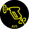El sistema AVS elimina la necesidad de ajustar la manguera cuando se mueve