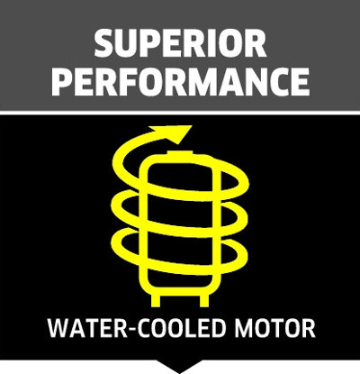 El sistema de refrigeración por agua aumenta la vida útil de su hidrolavadora Karcher.