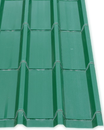 Las chapa teja de ARMCO están disponibles en terracota, verde, gris, negro y azul.